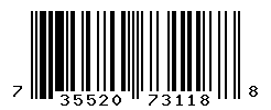 UPC barcode number 735520731188