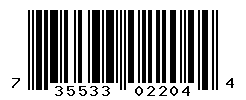 upc 735533022044 barcode image