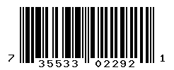 upc 735533022921 barcode image