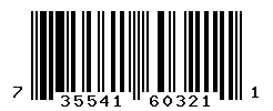 UPC barcode number 735541603211