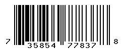 UPC barcode number 735854778378