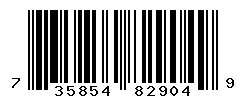 UPC barcode number 735854829049