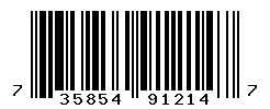 UPC barcode number 735854912147