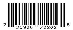 735926722025 barcode