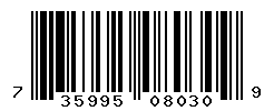 UPC barcode number 735995080309