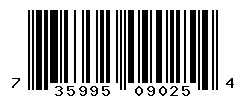 UPC barcode number 735995090254