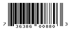 UPC barcode 736386008803