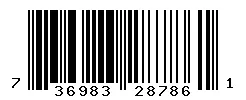 UPC barcode 736983287861