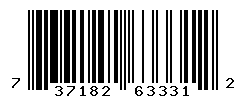 upc 737182633312 barcode image