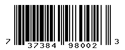 UPC barcode number 737384980023