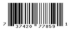 UPC barcode number 737420778591