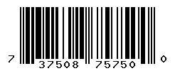 UPC barcode number 737508757500