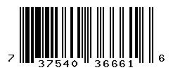 UPC barcode number 737540366616