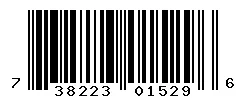 UPC barcode 738223015296