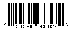 upc 738598933959 barcode image