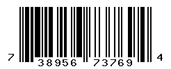 UPC barcode number 738956737694