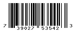 UPC barcode number 739027535423