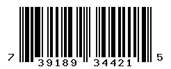 UPC barcode number 739189344215