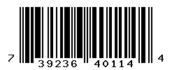 upc 739236401144 barcode image