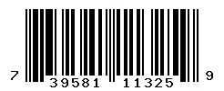 UPC barcode 739581113259