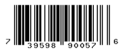 UPC barcode number 739598900576