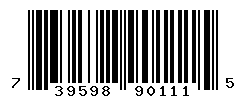 UPC barcode number 739598901115