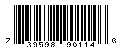 UPC barcode number 739598901146