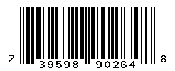 UPC barcode number 739598902648