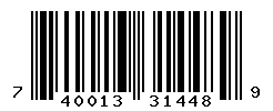 UPC barcode number 740013314489