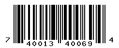 UPC barcode number 740013400694