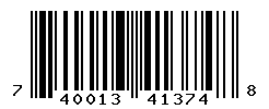 UPC barcode number 740013413748