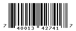 UPC barcode number 740013427417