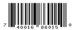 UPC barcode number 740016860150