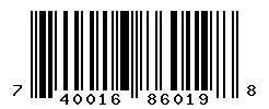 UPC barcode number 740016860198