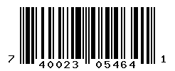 UPC barcode number 740023054641