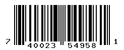 UPC barcode number 740023549581