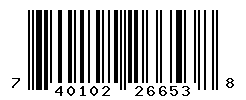 UPC barcode number 740102266538