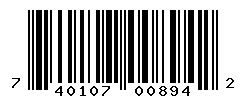 UPC barcode number 740107008942