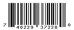 UPC barcode number 740229372280