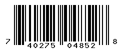 UPC barcode number 740275048528