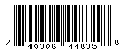 UPC barcode number 740306448358