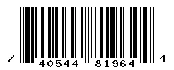 740544819644 barcode