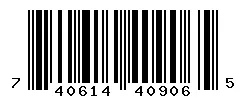 UPC 740614409065 barcode image