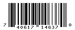 UPC barcode number 740617146370