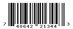 upc 740642213443 barcode image