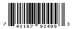 UPC barcode 741187924993