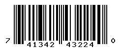 UPC barcode number 741342432240