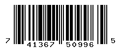 UPC barcode number 741367509965