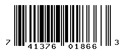 UPC barcode number 741376018663