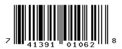 UPC barcode number 741391010628